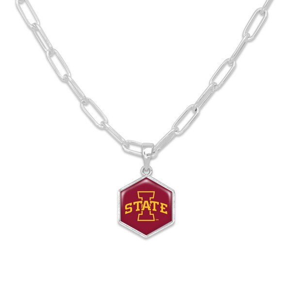 I-State Cardinal and Gold Juno Silver Necklace
